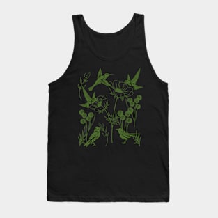 Birds in Green Tank Top